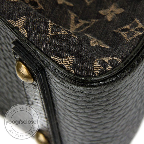 Louis Vuitton Limited Edition Denim Chinchilla Trapez PM Bag
