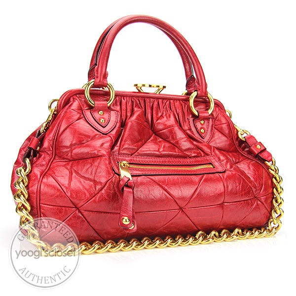 Marc jacobs quilted hot sale stam bag