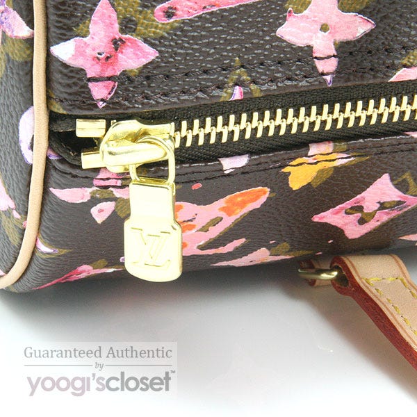 Louis Vuitton Limited Edition Richard Prince Monogram Watercolor Aquarelle Papillon  30 Bag - Yoogi's Closet