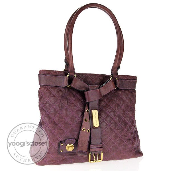 Marc Jacobs Lilac Quilted Leather Casey Bag