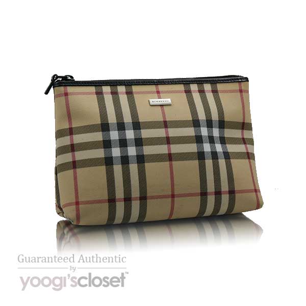 Burberry Classic Nova-Check Large Cosmetic Bag