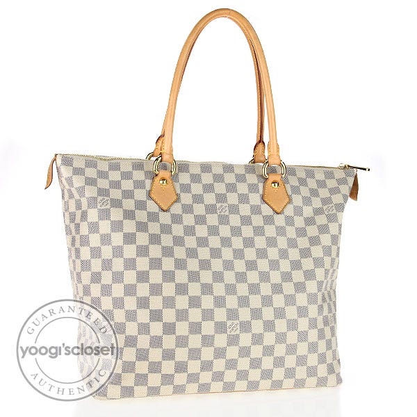 Louis Vuitton Azur Damier Saleya GM Bag