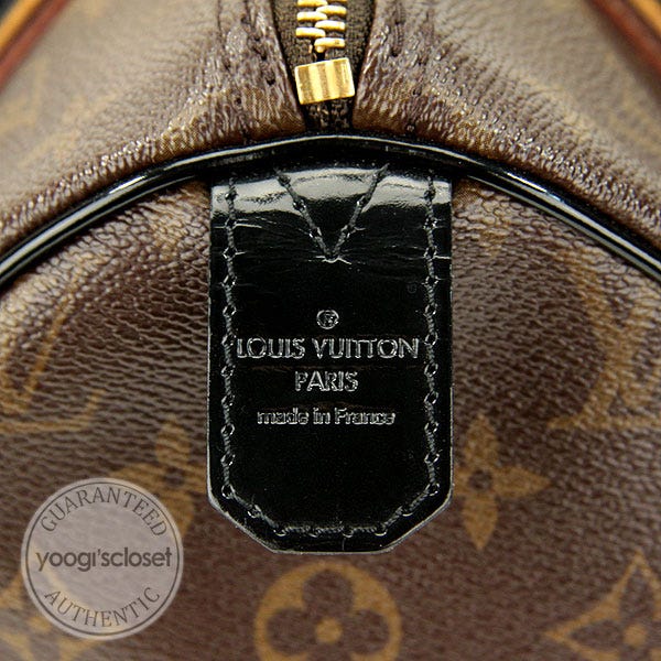 Sold Louis Vuitton Noir Monogram Limited Edition Mirage Speedy 30