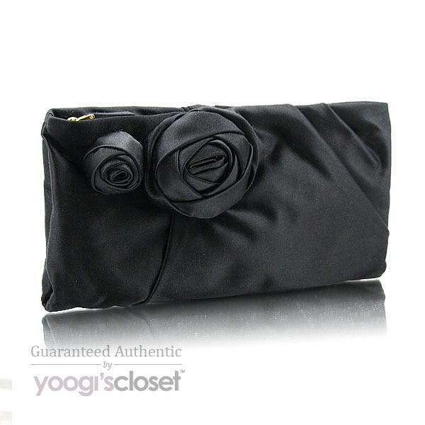 Christian Louboutin - Authenticated Clutch Bag - Silk Black for Women, Very Good Condition