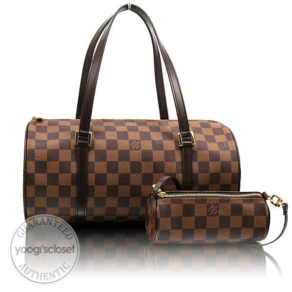 Louis Vuitton Damier Canvas Papillon 30 and Accessory Pouch