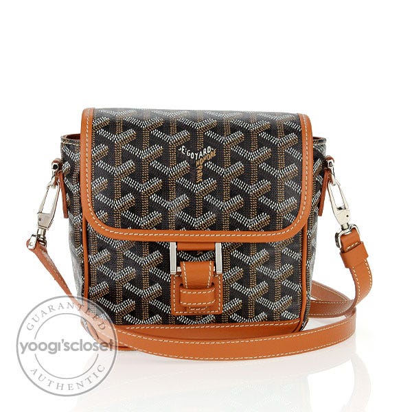 Goyard Black Coated Canvas Mini Cross-Body Bag