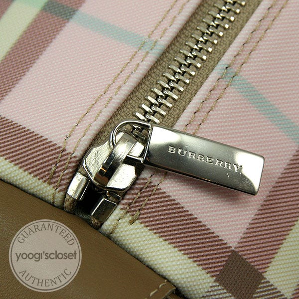 Burberry Lola Barrel Nova Check Bag