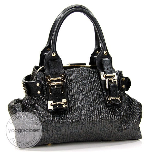 Louis Vuitton Limited Edition Black Monogram Motard Biker Bag