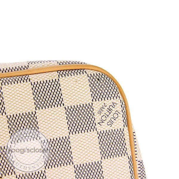 Louis Vuitton, Bags, Louis Vuitton Saleya Gm Hand Tote Bag Purse Damier  Azur N5184 Du307 23301