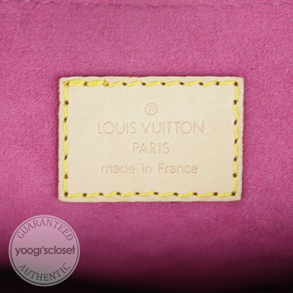 Louis Vuitton Pink Denim Monogram Denim Neo Speedy Bag - Yoogi's Closet