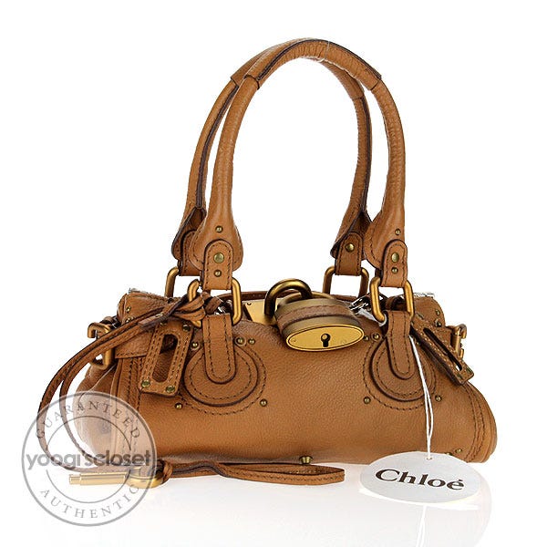 Chloe Gazelle Leather Small Paddington Bag