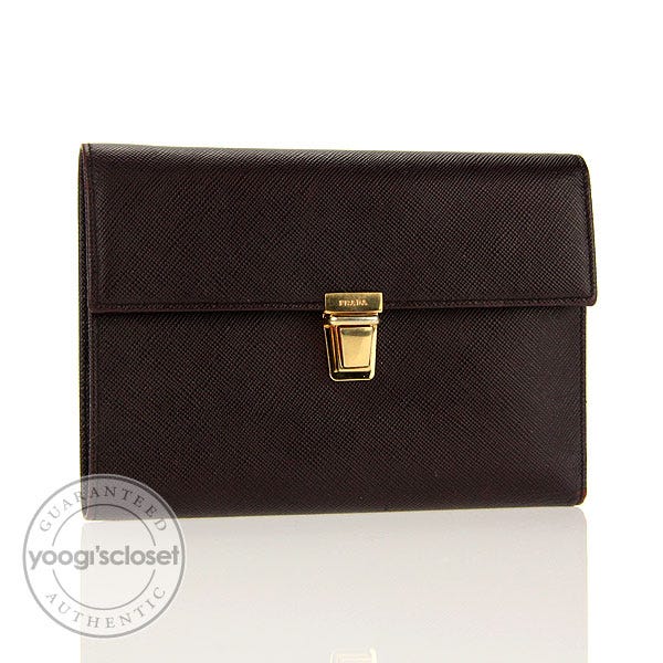 良品 プラダ PRADA 折財布 テスート ナイロン スクエアロゴ