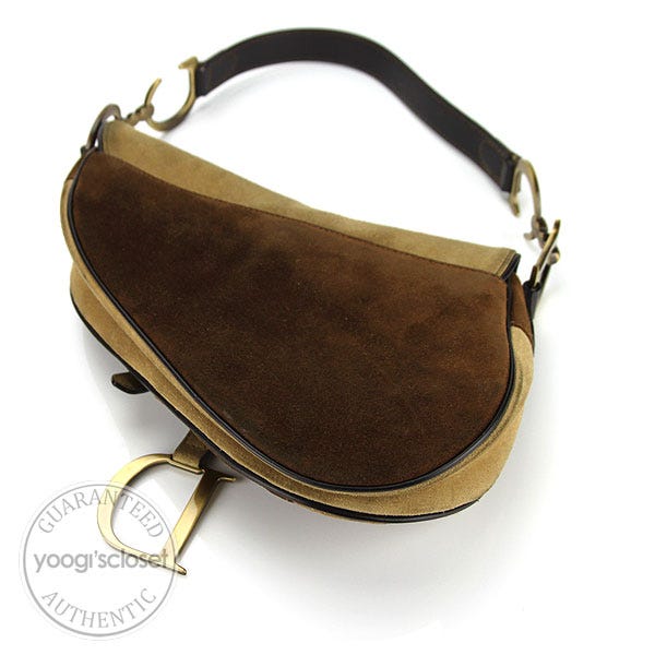 Dior Limited Edition Suede Pony Hair Saddle Bag (SHF-18983) – LuxeDH