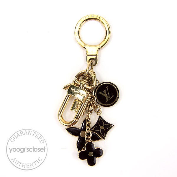Louis Vuitton Brown and Goldtone Key and Bag Charm