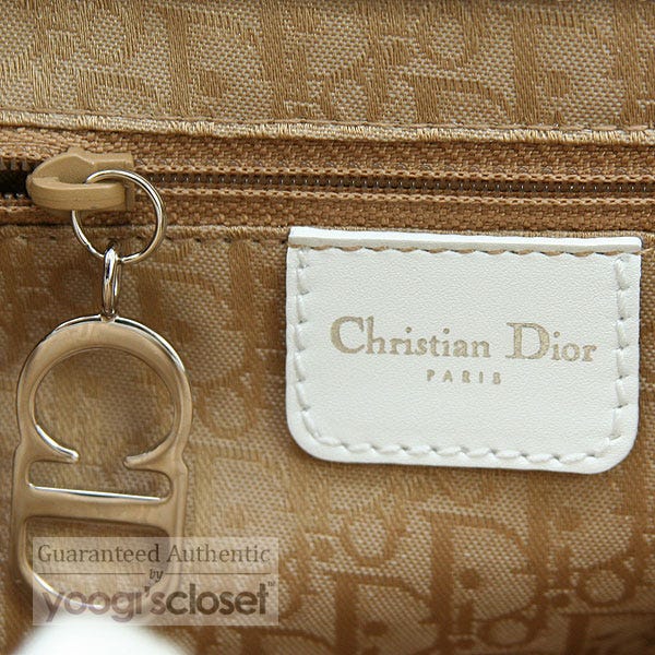 Christian Dior Limited Edition White Python Saddle Bag | Yoogi's