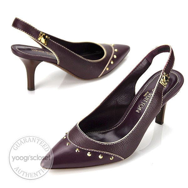 Louis vuitton pointed on sale heels