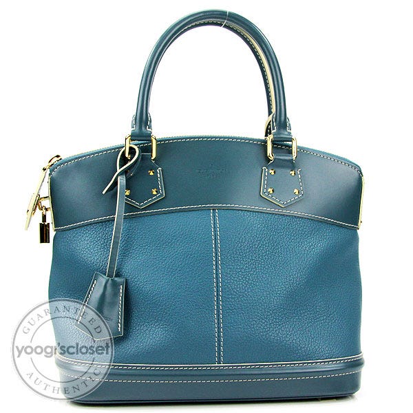 Louis Vuitton Blue Suhali Lockit PM Bag