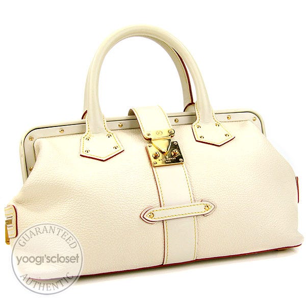 Louis Vuitton White Suhali L'Ingenieux PM Bag