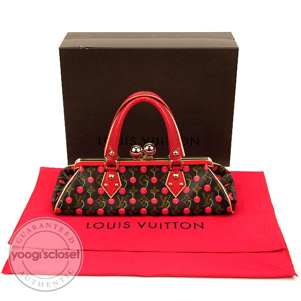 Louis Vuitton Limited Edition Cerise Lizard Sac Fermoir GM Bag - Yoogi's  Closet
