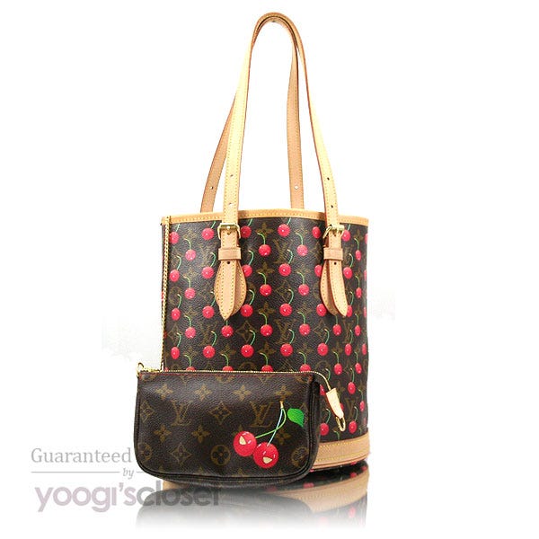 Louis Vuitton Monogram Cerises Cherry Bucket Bag - Yoogi's Closet