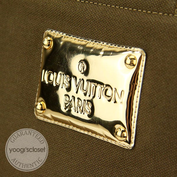 Louis Vuitton Khaki Canvas Limited Edition That's Love Miroir Tote Louis  Vuitton