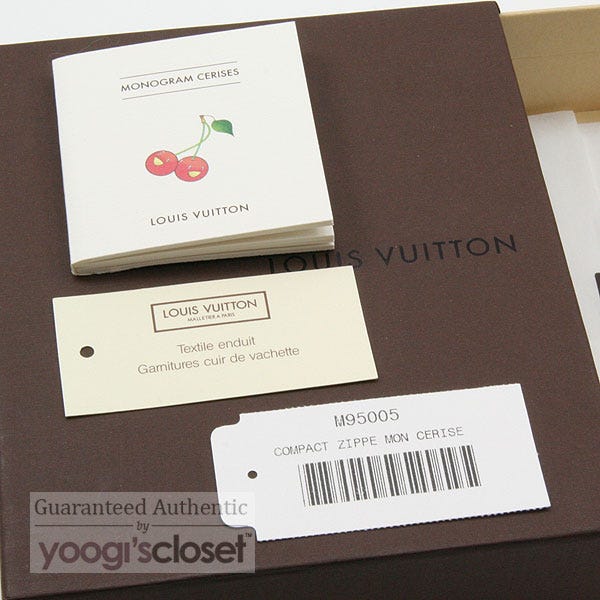 Louis Vuitton Wallet Monogram Cherry Takashi Murakami M95005 from Japan