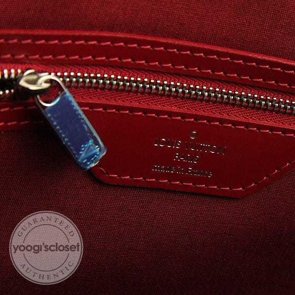 Louis Vuitton Red Epi Leather Brea MM Bag - Yoogi's Closet