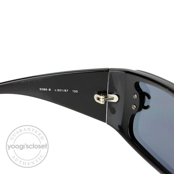 Chanel Grey Lenses with Swarovski Crystals Sunglasses 5088-B - Yoogi's  Closet