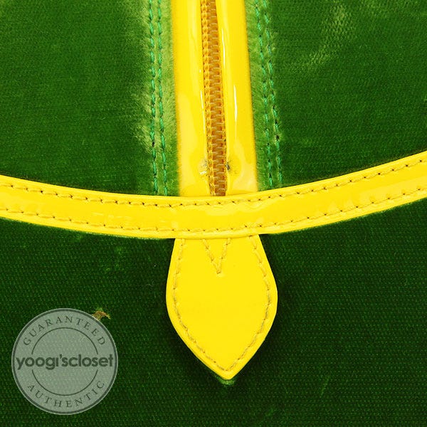 Christian Dior Green Velvet Bowler Bag | Yoogi's Closet Christian Dior Green Velvet Bowler Bag | Yoogi's Closet