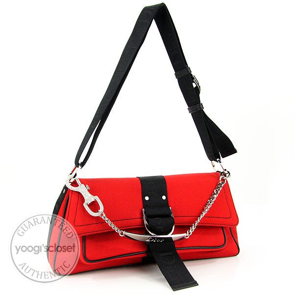 Christian dior best sale red handbag