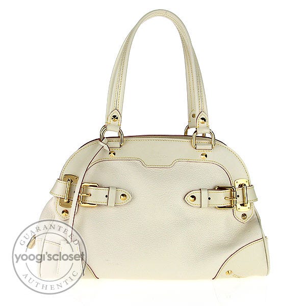 Louis Vuitton White Suhali Le Radieux Bag