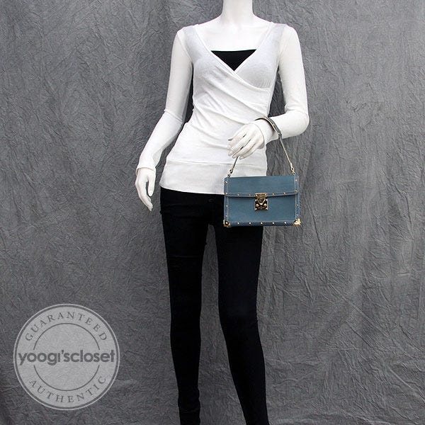 Louis Vuitton White Suhali Leather L'Aimable Bag - Yoogi's Closet