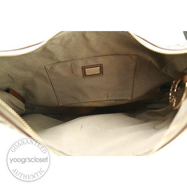 Fendi Zucchino Canvas Front Pocket Hobo Bag - 8BR465