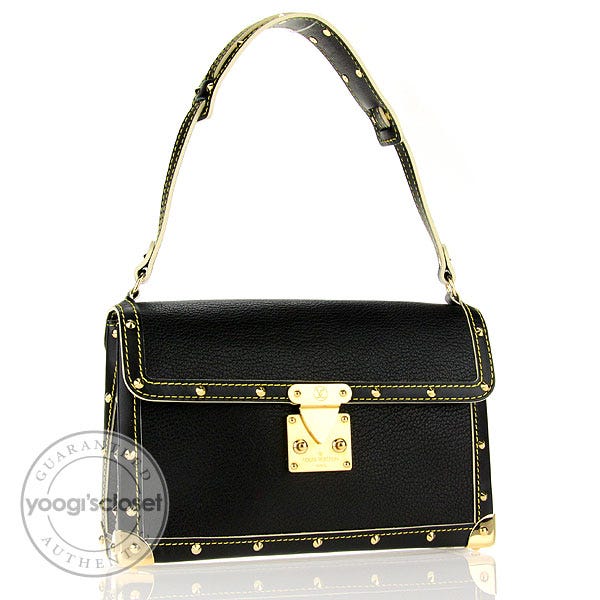 Louis Vuitton Black Suhali L'Aimable Bag