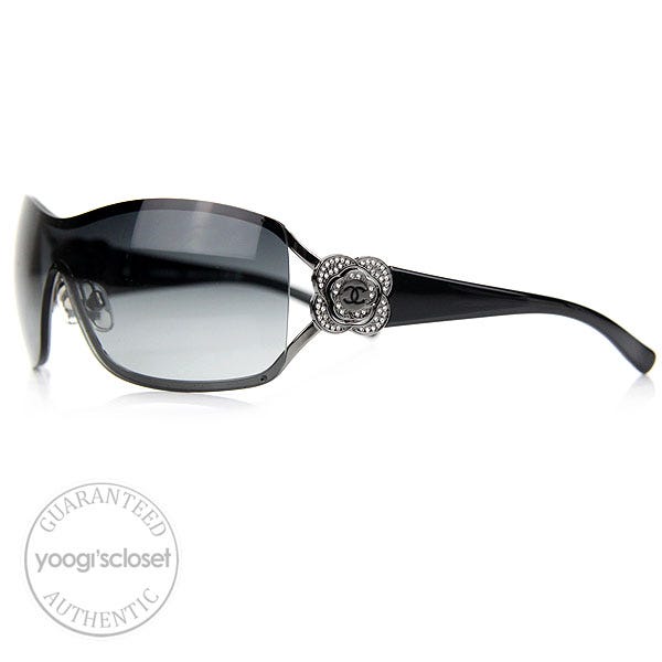 Chanel Chanel 6032 C.888/73 Brown Shield Sunglasses