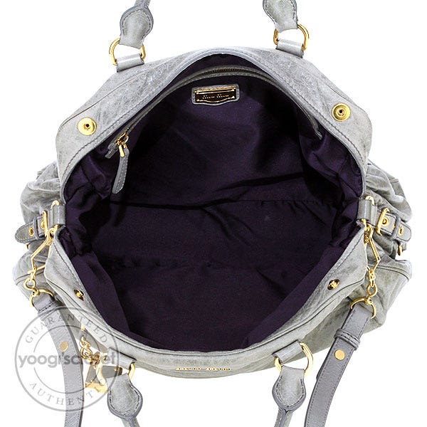 Miu Miu Astro Nappa Leather Charm Satchel Bag | Yoogi's Closet