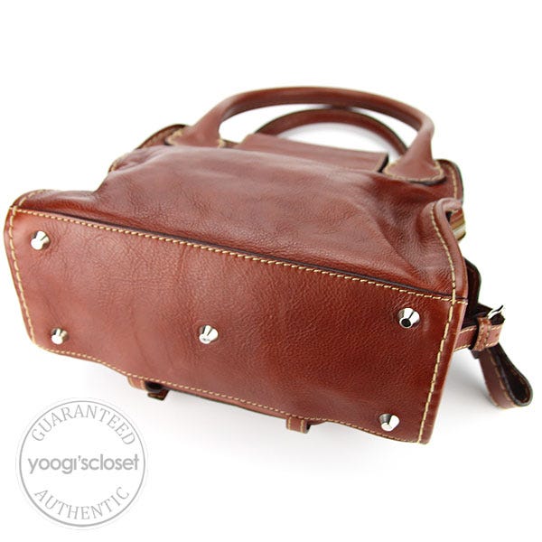 Chloe Whiskey Edith Tall Satchel Bag | Yoogi's Closet