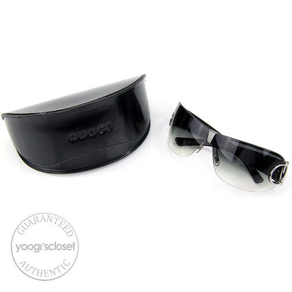 Gucci Black Horsebit Logo Sunglasses 2746/S | Yoogi's Closet