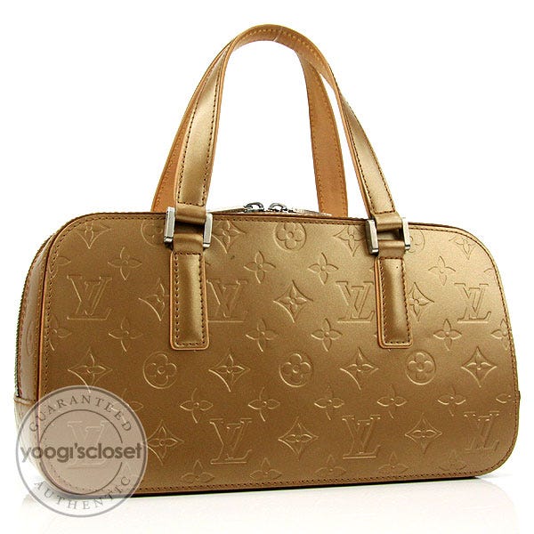 Louis Vuitton Amber Monogram Mat Shelton Bag