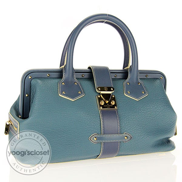 Louis Vuitton Blue Suhali Leather L'Ingenieux PM Bag - Louis