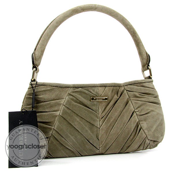 Buberry Prorsum Mushroom Suede Small Sling Bag