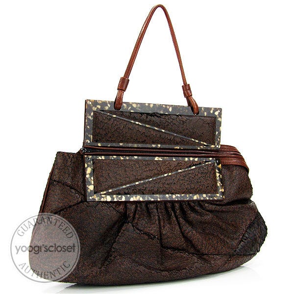 Fendi Brown and Black Calf Hair Convertible To You Bag 8BN179 Yoogi s Closet