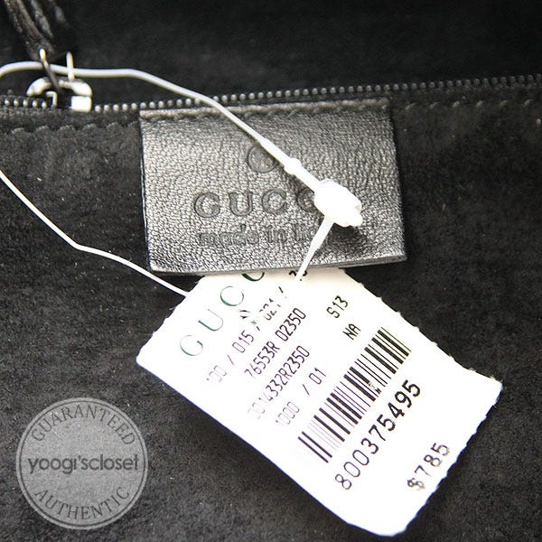 うさこタグ付　グッチ　ラムレザー　ロング・グローブ　ブラック　8-1/2 楽天市場】グッチ gucci レザー 黒 ショルダーバッグ 001．3814