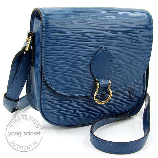 Louis Vuitton Toledo Blue Epi Leather Saint-Cloud PM Bag