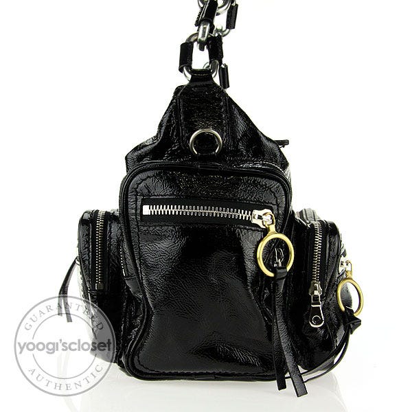 Chloe Black Patent Leather Betty Bag | Yoogi's Closet