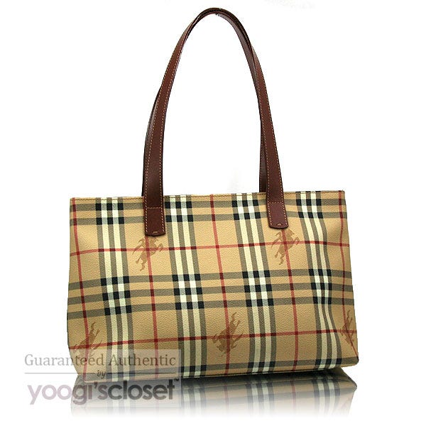 Burberry Haymarket Nova-Check Tote Bag