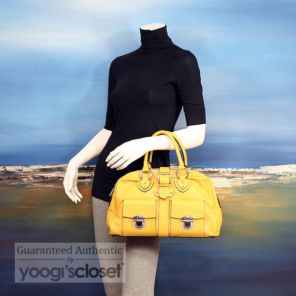 Marc Jacobs Yellow Venetia Satchel Bag | Yoogi's Closet