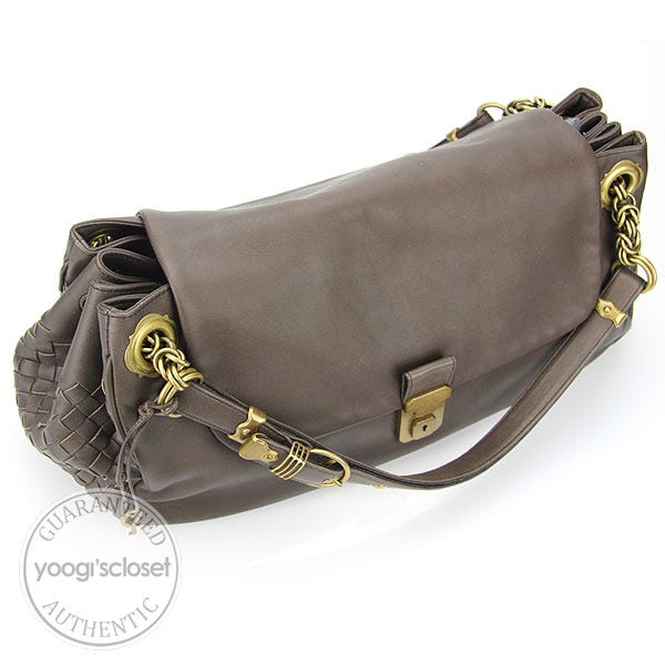 Bottega Veneta Pepe Nappa Leather Napoli Bag | Yoogi's Closet