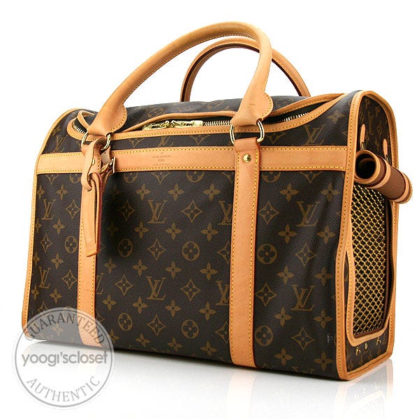 Louis Vuitton Monogram Canvas Sac Chien (Dog Carrier)