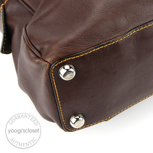 Marc Jacobs Cognac Venetia Satchel Bag | Yoogi's Closet
